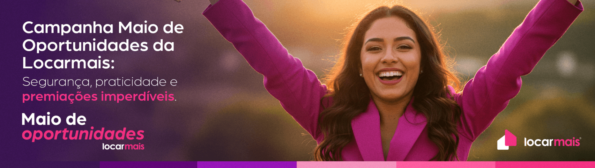 Campanha Maio de Oportunidades da Locarmais: Segurança, praticidade e premiações imperdíveis